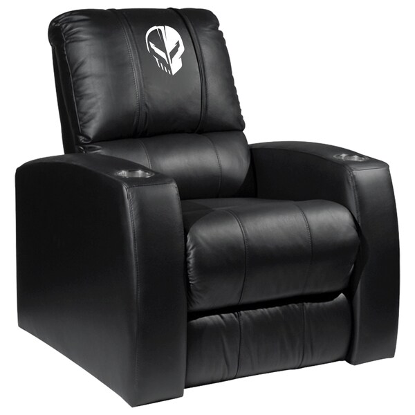 Dreamseat Home Theater Recliner with Corvette Jake Symbol White Logo - XZ418301RHTCDBLK-PSGMC61100