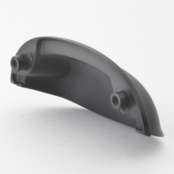 Gliderite Hardware 2-1/2 in. Center to Center Matte Black Classic Bin Pull - 4081-MB, 25PK - 4081-MB-25