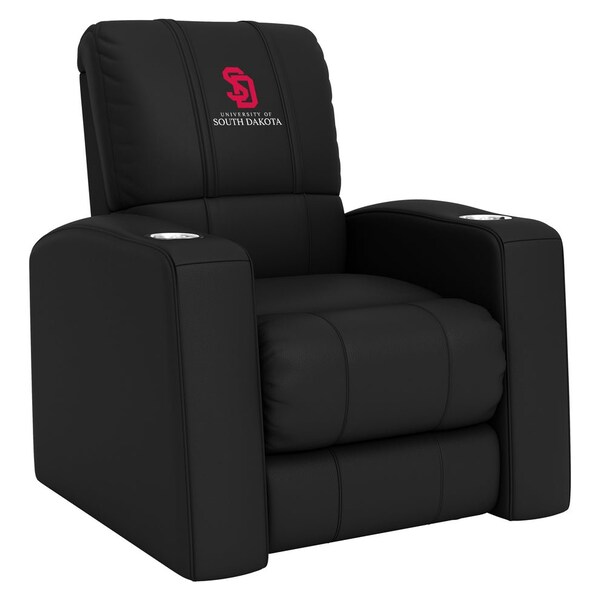 Dreamseat Relax Recliner with South Dakota Wordmark Logo - XZ53900CDHTBK-PSCOL13096