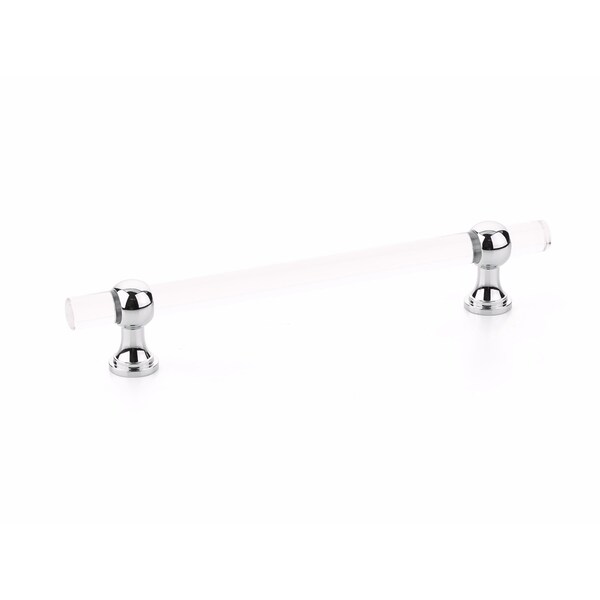 Schaub 6in Center to Center Lumiere Transitional Cabinet Pull Polished Nickel Finish - 416-PN