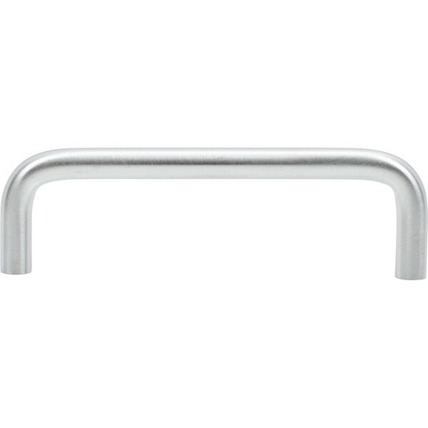 Designperfect 3-3/4'' Center-to-Center Square Cabinet Pull, Matte/Flat Black, 25PK - DPA-W593BC