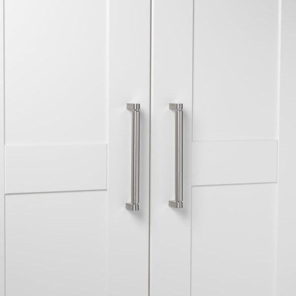 Gliderite Hardware 7-9/16 in. Center to Center Smooth Bar Pull - 4787-192-SN, 5PK - 4787-192-SN-5