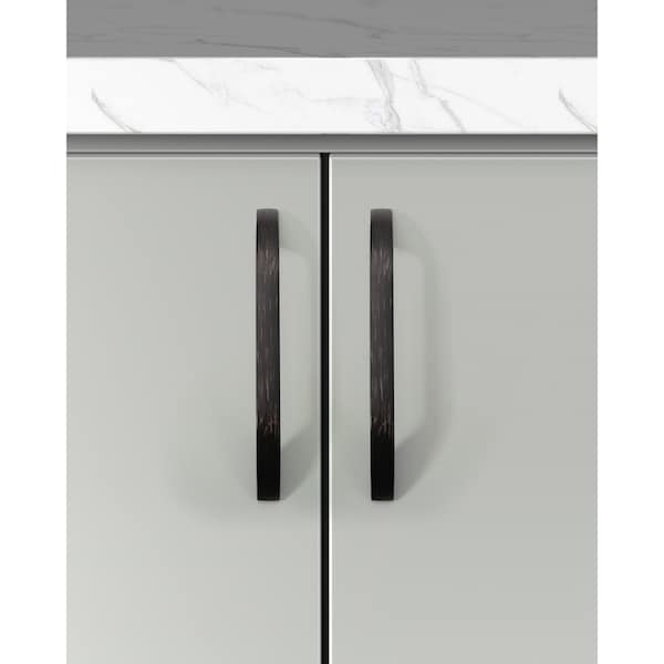 Sapphire Gamma Series 6-1/4 in. (160 mm) Center-to-Center Modern Oil Rubbed Bronze Cabinet Handle/Pull (5-Pack) - SP-3191-160-ORB-5