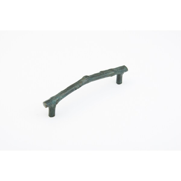 Schaub 6in Center to Center Mountain Twig Cabinet Pull Verde Imperiale Finish - 784-VI