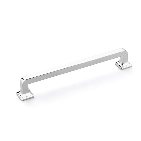 Schaub 6in Center to Center Menlo Park Cabinet Pull Polished Chrome Finish - 537-26