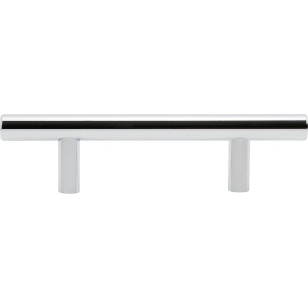 Designperfect 3'' Center-to-Center Cabinet Bar Pull, Polished Chrome, 25PK - DPA25T202PC