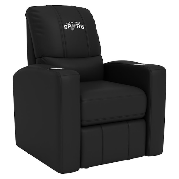 Dreamseat Stealth Recliner with San Antonio Spurs Logo - XZ52082CDSMHTBLK-PSNBA32050