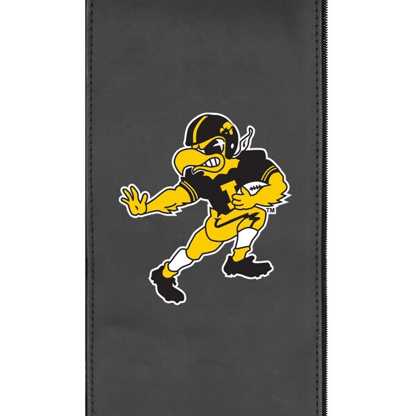 Dreamseat Stealth Recliner with Iowa Hawkeyes Football Herky Logo - XZ52082CDSMHTBLK-PSCOL13524
