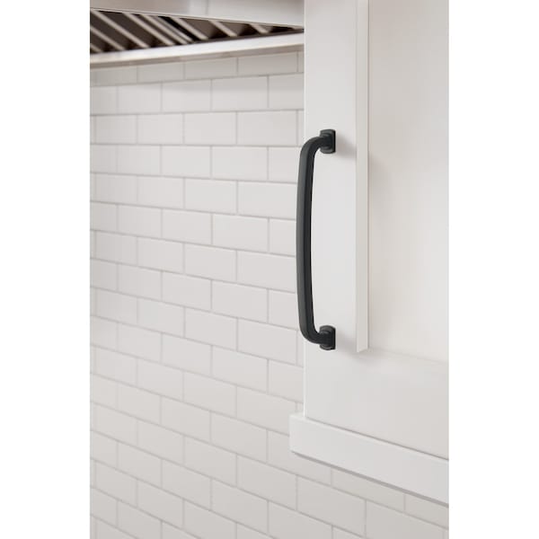 Amerock Surpass 6-5/16 in 160 mm Center-to-Center Matte Black Cabinet Pull - BP36896FB