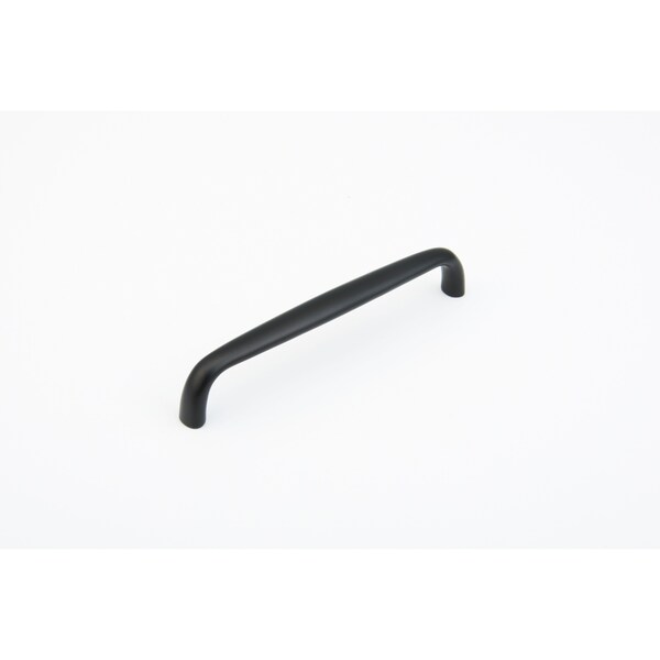 Schaub 6in Center to Center Traditional Cabinet Pull Flat Black Finish - 737-FB