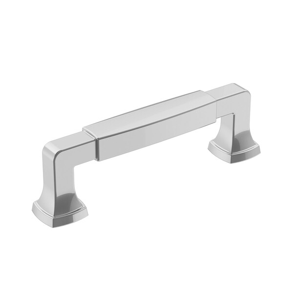 Amerock Stature 3-3/4 in 96 mm Center-to-Center Polished Chrome Cabinet Pull - BP3688726