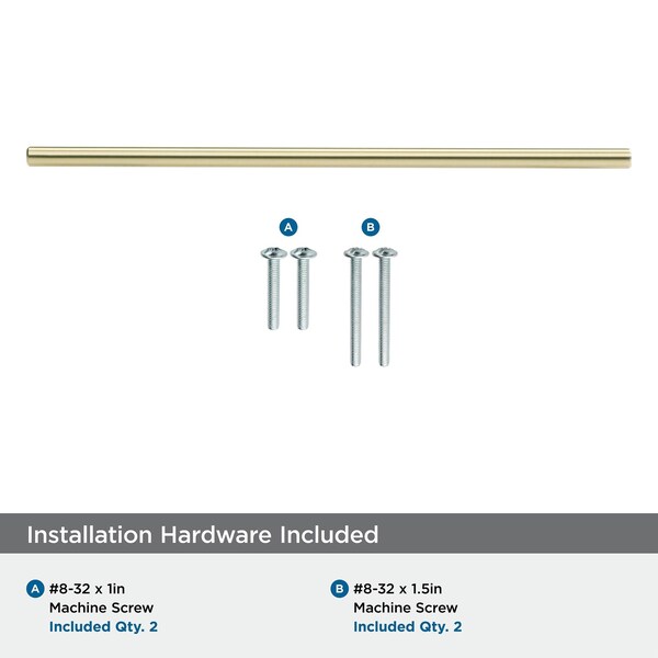 Amerock Bar Pulls 10-1/16 in 256 mm Center-to-Center Champagne Bronze Cabinet Pull - BP40519CZ