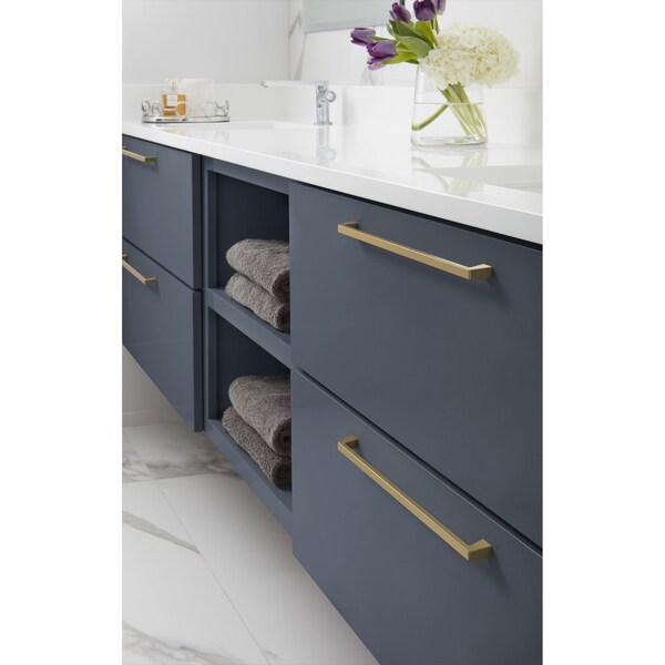 Amerock Blackrock 12-5/8 inch 320mm Center-to-Center Golden Champagne Cabinet Pull - BP55284BBZ