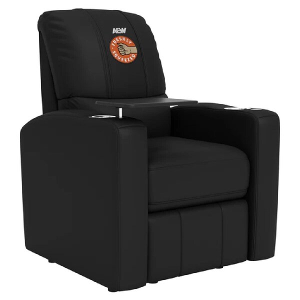 Dreamseat Stealth Power Plus Recliner with AEW Orange Cassidy Freshly Squeezed Logo - XZ520823901CDSMHTUSBBLK-PSAEW0014