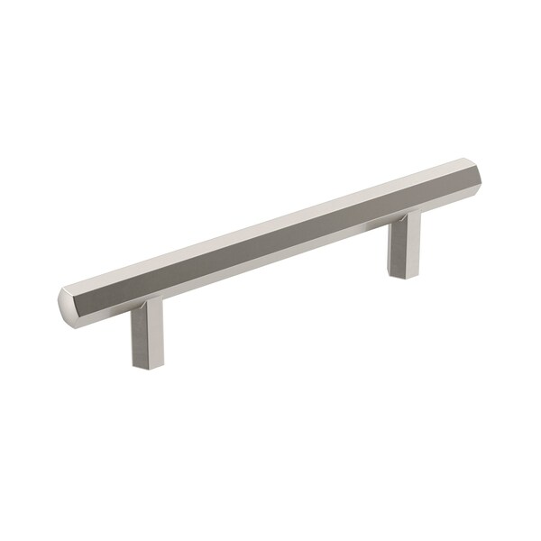 Amerock Caliber 3-3/4 in 96 mm Center-to-Center Satin Nickel Cabinet Pull - BP36873G10