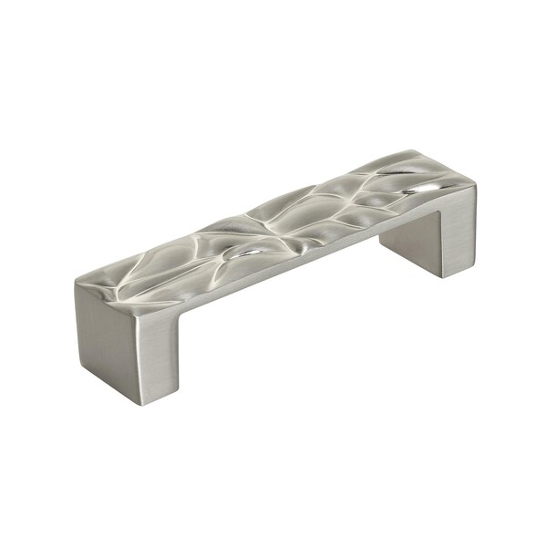 Amerock Calathea 3-3/4 in 96 mm Center-to-Center Satin Nickel Cabinet Pull - BP100396G10