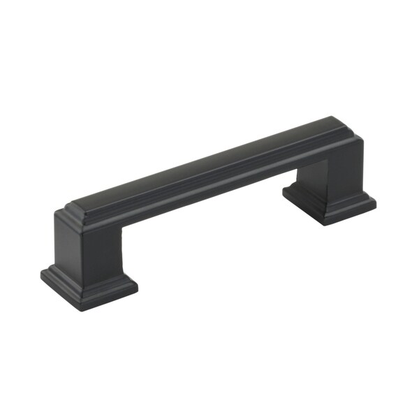 Amerock Appoint 3 in 76 mm Center-to-Center Matte Black Cabinet Pull - BP36764FB