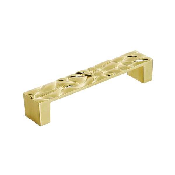 Amerock Calathea 5-1/16 in 128 mm Center-to-Center Brushed Gold Cabinet Pull - BP1003128BGL