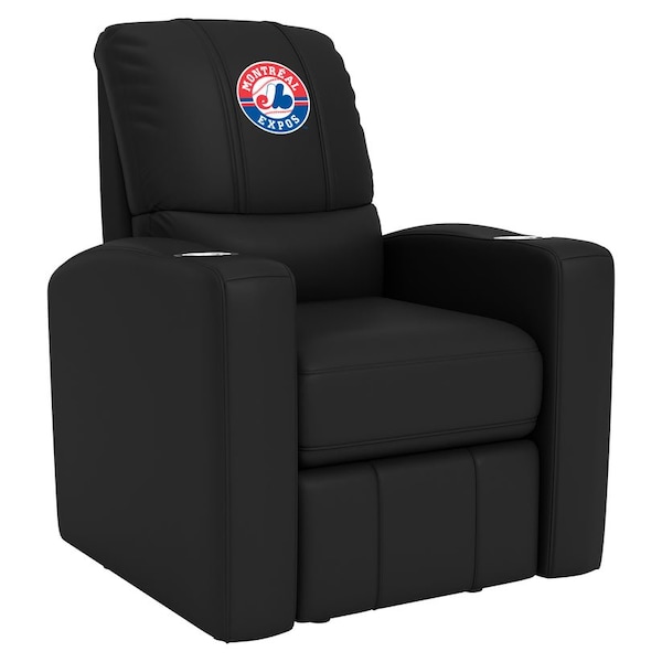 Dreamseat Stealth Recliner with Montreal Expos Cooperstown Logo - XZ52082CDSMHTBLK-PSCOOP0120