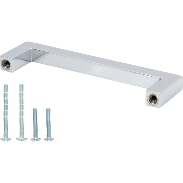 Designperfect 3-3/4'' Center-to-Center Handle Pull, Polished Chrome - DPA-S353PC