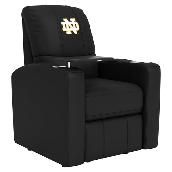 Dreamseat Stealth Power Plus Recliner with Notre Dame Secondary Logo - XZ520823901CDSMHTUSBBLK-PSCOL13821