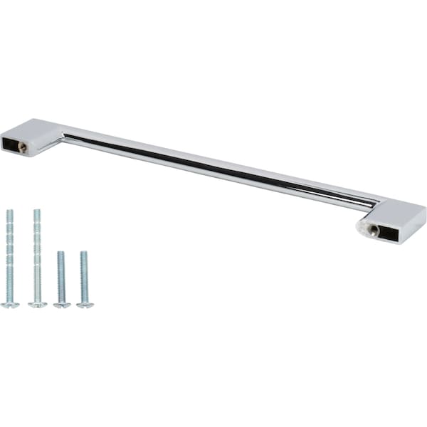 Designperfect 7-9/16Center-to-Center Square Cabinet Pull, Polished Chrome, 10PK - DPA10S796PC