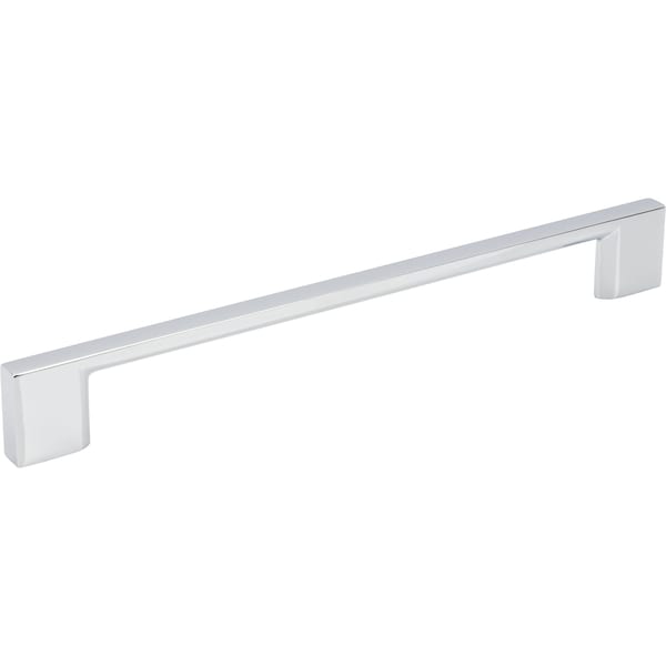Designperfect 7-9/16Center-to-Center Square Cabinet Pull, Polished Chrome, 10PK - DPA10S796PC