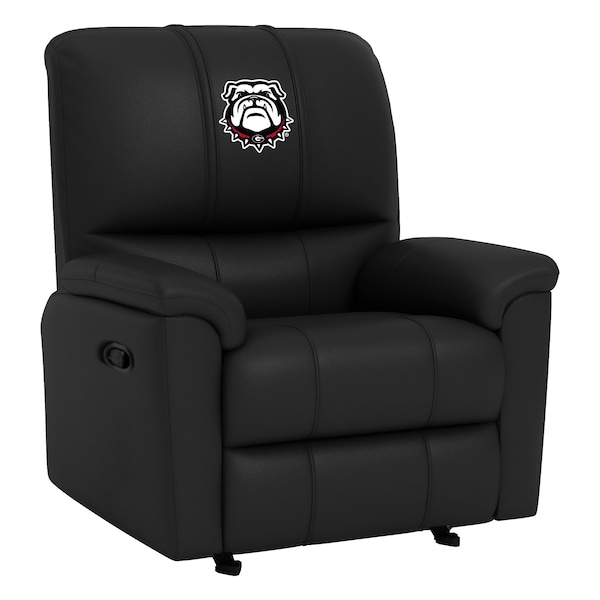 Dreamseat Rocker Recliner with Georgia Bulldogs Alternate Logo - XZ52031CDRRBLK-PSCOL13192