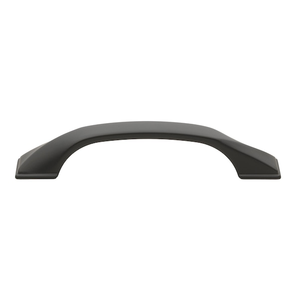 Gliderite Hardware 3-3/4 in. Center to Center Solid Twisted Bar Pull Matte Black, 5PK - 4841-96-MB-5