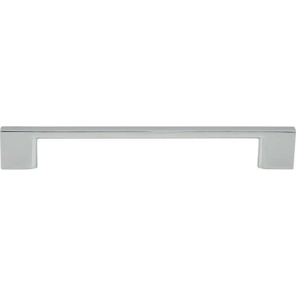 Designperfect 6-5/16'' Center-to-Center Square Cabinet Pull, Polished Chrome, 10PK - DPA10S795PC