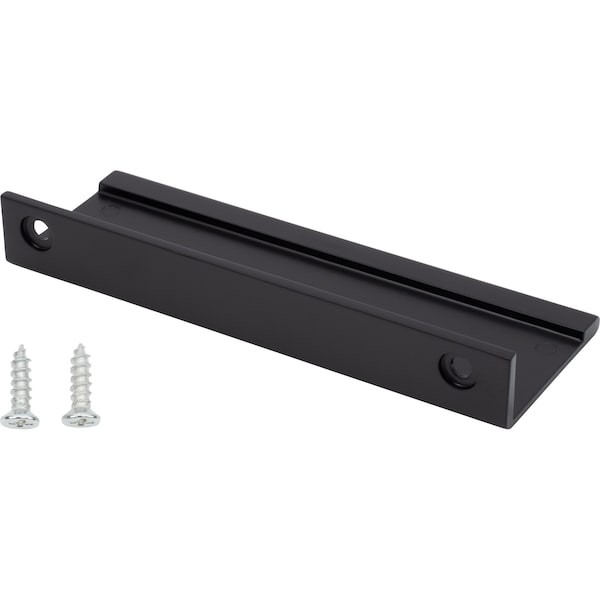 Designperfect 3-3/4'' Center-to-Center Cabinet Tab Pull, Matte/Flat Black, 25PK - DPA25F423BLK