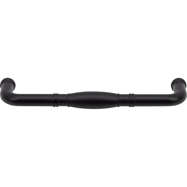 Designperfect 5-1/16'' Center-to-Center Handle Pull, Matte/Flat Black, 25PK - DPA25R574BLK