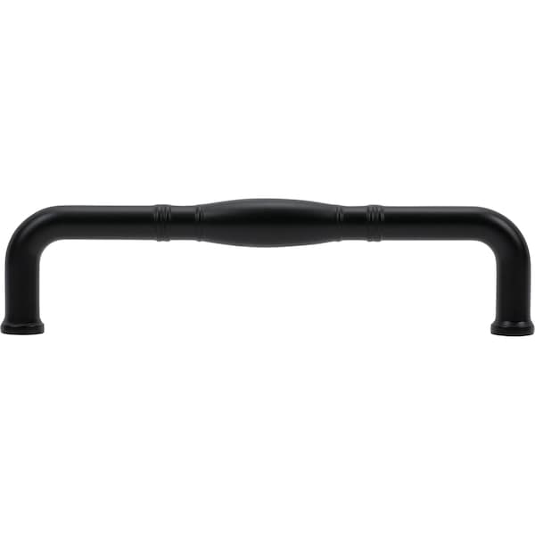 Designperfect 5-1/16'' Center-to-Center Handle Pull, Matte/Flat Black, 25PK - DPA25R574BLK