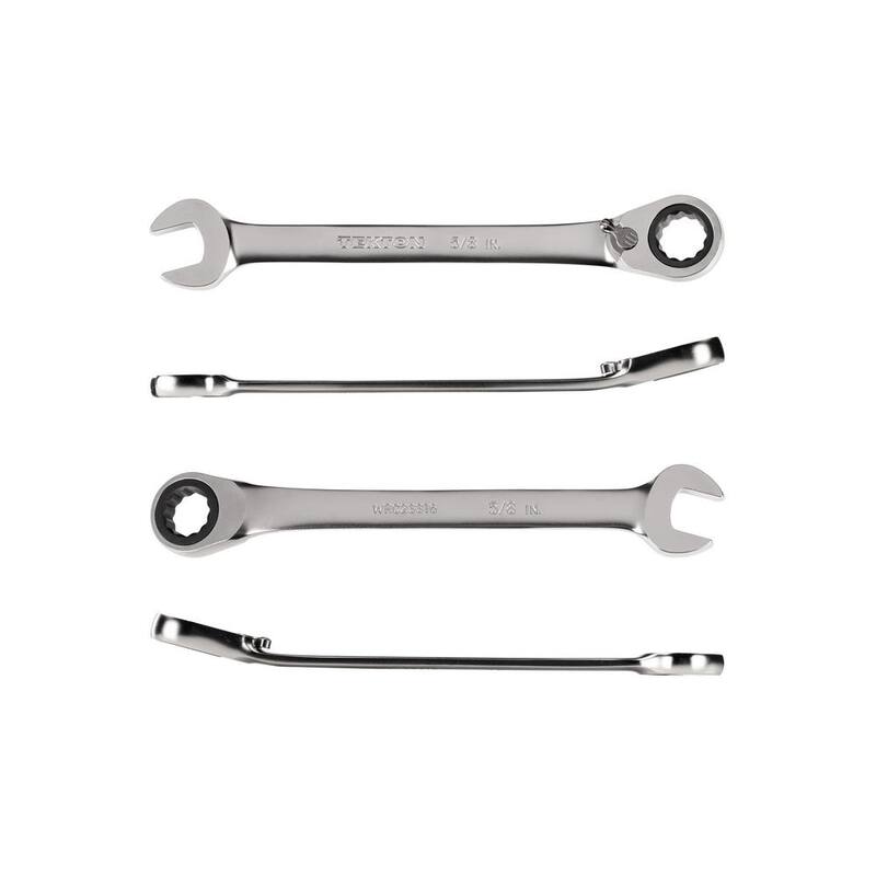 TEKTON 5/8 in. Reversible 12-Point Ratcheting Combination Wrench - WRC23316