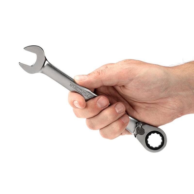 TEKTON 5/8 in. Reversible 12-Point Ratcheting Combination Wrench - WRC23316