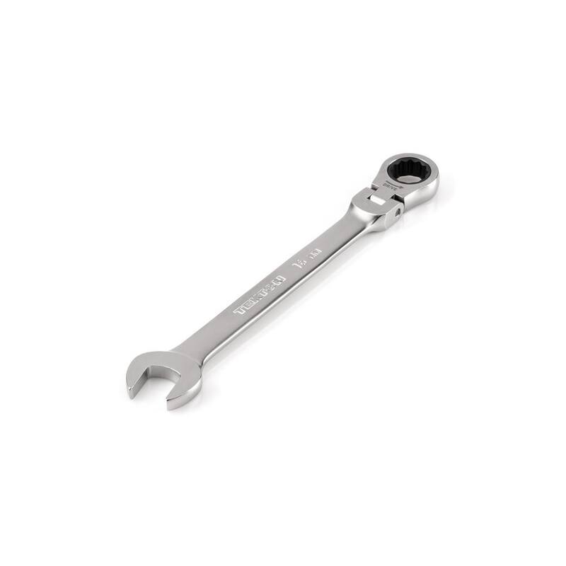 TEKTON 16 mm Flex Head 12-Point Ratcheting Combination Wrench - WRC26416