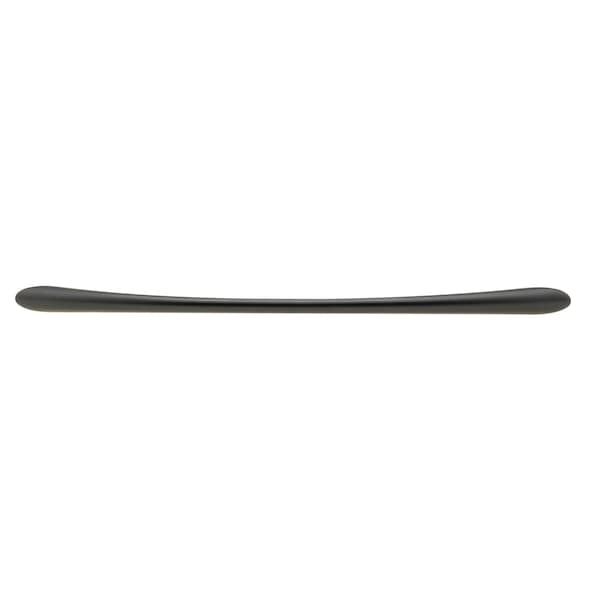 Richelieu 7 9/16 in (192 mm) Center-to-Center Matte Black Contemporary Drawer Pull - BP85820192900