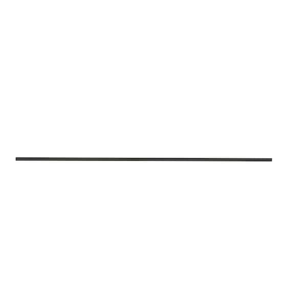 Richelieu 21 3/8 in (544 mm) Center-to-Center Matte Black Contemporary Drawer Pull - BP720544900