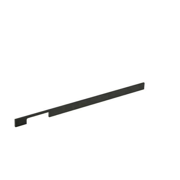 Richelieu 21 3/8 in (544 mm) Center-to-Center Matte Black Contemporary Drawer Pull - BP720544900