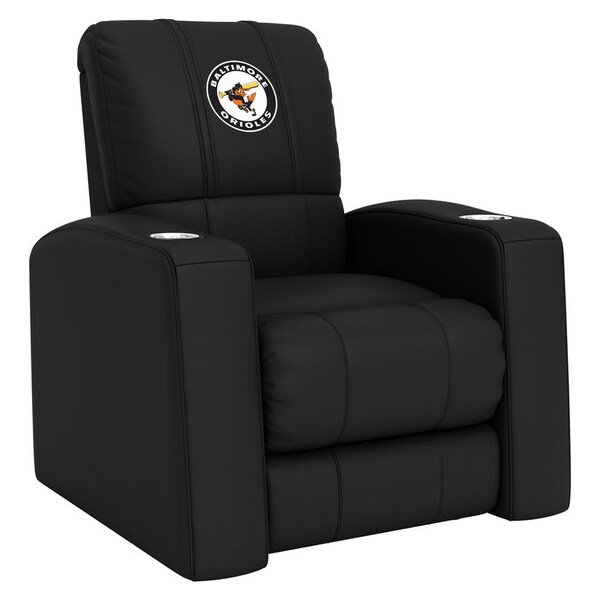 Dreamseat Relax Recliner with Baltimore Orioles Cooperstown Secondary Logo - XZ418301RHTCDBLK-PSCOOP0011
