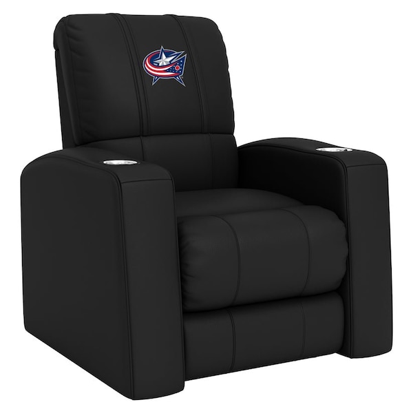 Dreamseat Home Theater Recliner with Columbus Blue Jackets Logo - XZ418301RHTCDBLK-PSNHL40080