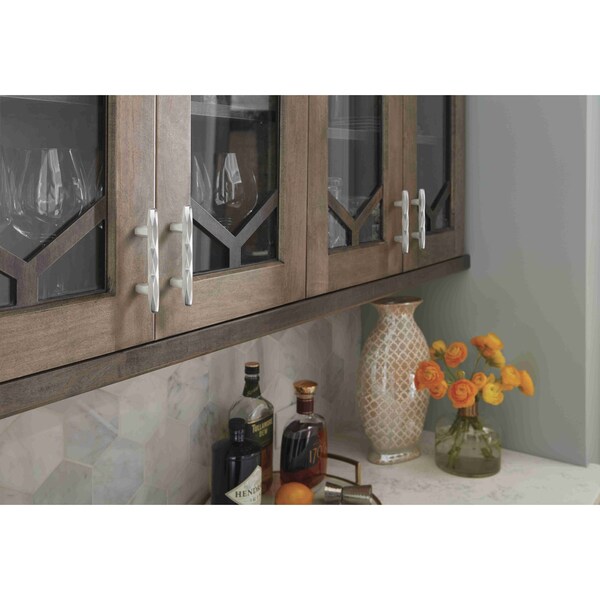 Amerock St. Vincent 3 in 76 mm Center-to-Center Satin Nickel Cabinet Pull - BP36646G10
