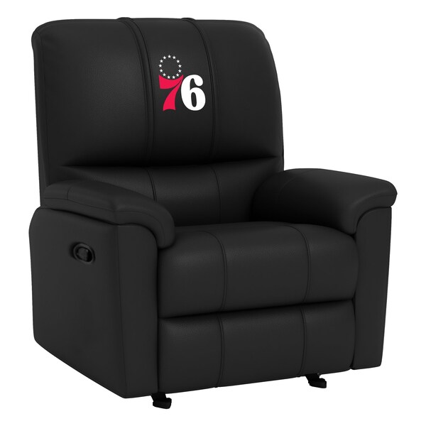 Dreamseat Rocker Recliner with Philadelphia 76ers Secondary - XZ52031CDRRBLK-PSNBA32013
