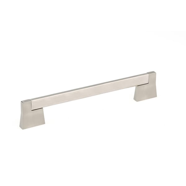 Richelieu 7-9/16 in. (192 mm) Center-to-Center Brushed Nickel Contemporary Drawer Pull - BP8727192195