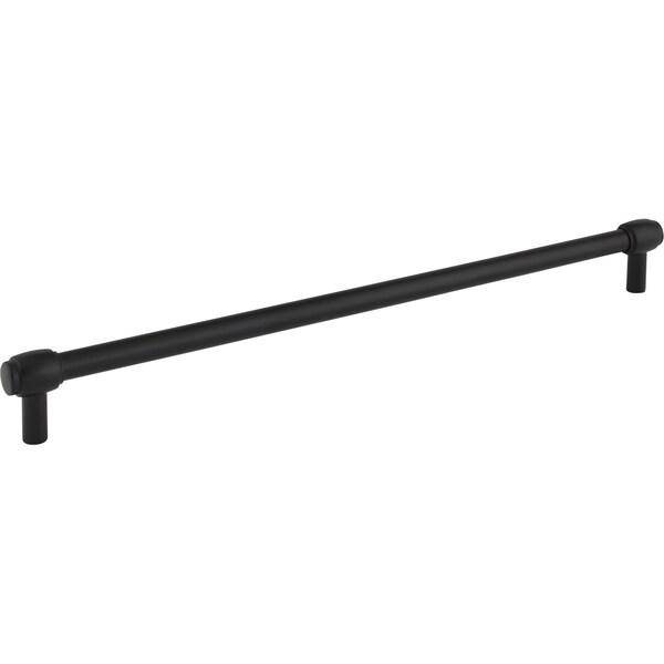 Jeffrey Alexander 305 mm Center-to-Center Matte Black Hayworth Cabinet Bar Pull - 885-305MB