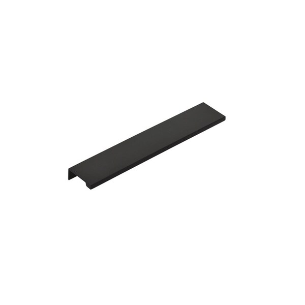 Patioplus 6 in. Center to Center Cabinet Edge Pull, Flat Black - PA2046441