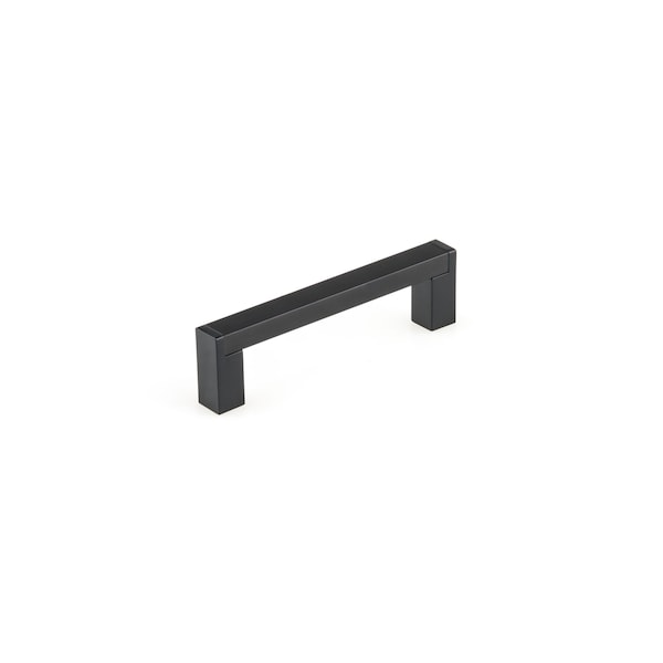 Richelieu 3 3/4 in (96 mm) Center-to-Center Matte Black Contemporary Cabinet Pull - BP80196900