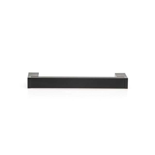 Richelieu 3 3/4 in (96 mm) Center-to-Center Matte Black Contemporary Cabinet Pull - BP80196900