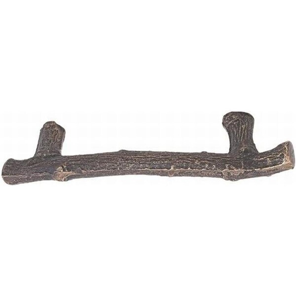 Patioplus 3 in. Center to Center Twig Cabinet Pull, Medium Bronze - PA1636370