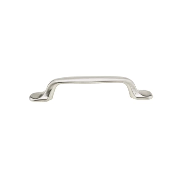 Richelieu 3 3/4 in (96 mm) Center-to-Center Brushed Nickel Traditional Drawer Pull - BP2377596195